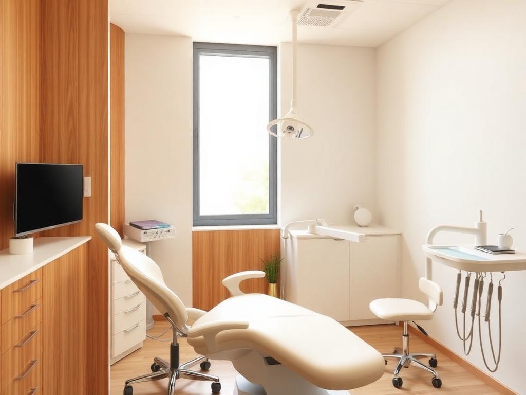 Comfortable, modern treatment room at Central Park Dental